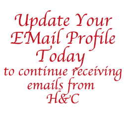 Update your email profile today to continue receiving emails from H&C and VSQ